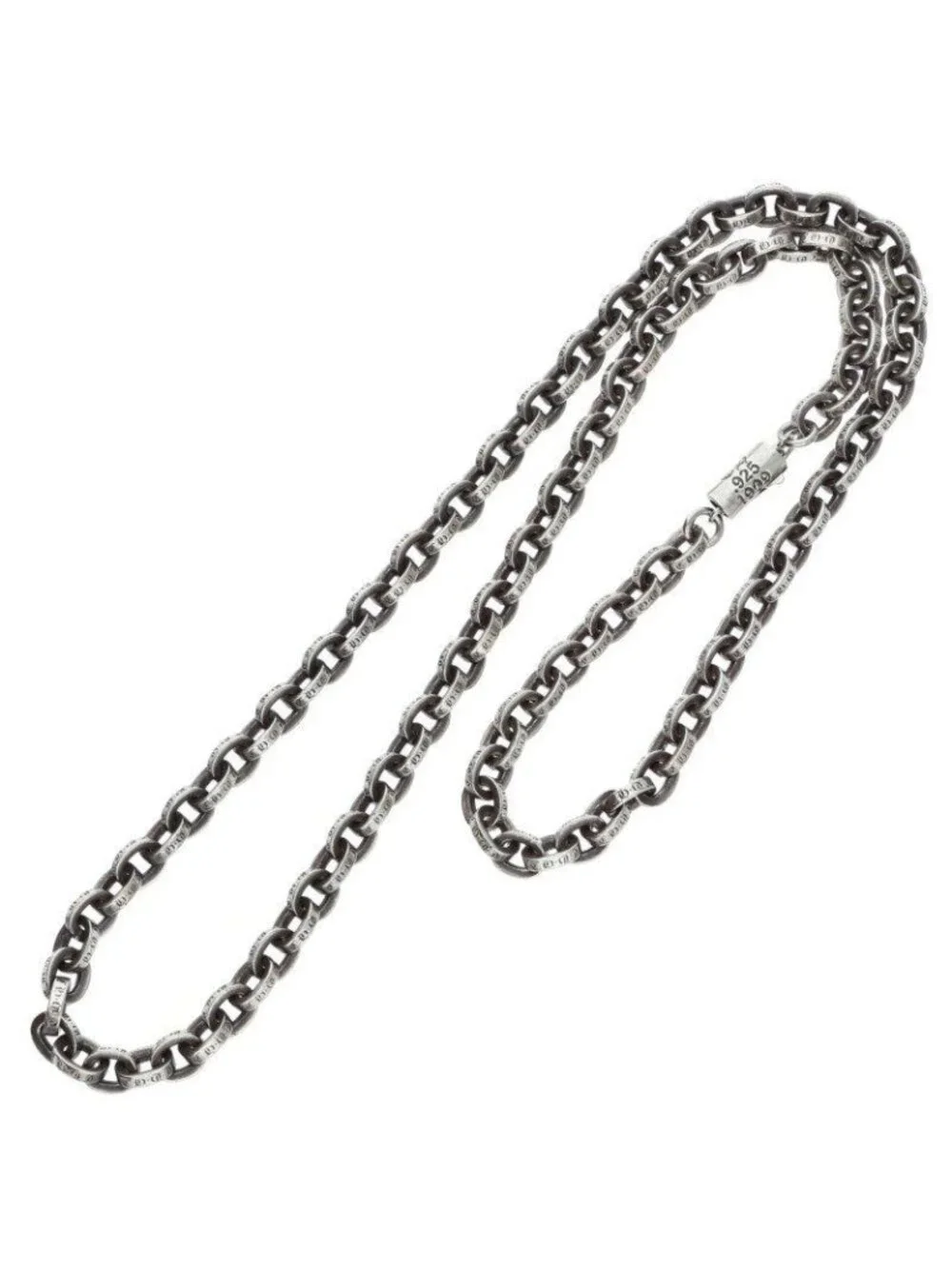 Chrome Hearts Paper Chain 18 Silver Necklace
